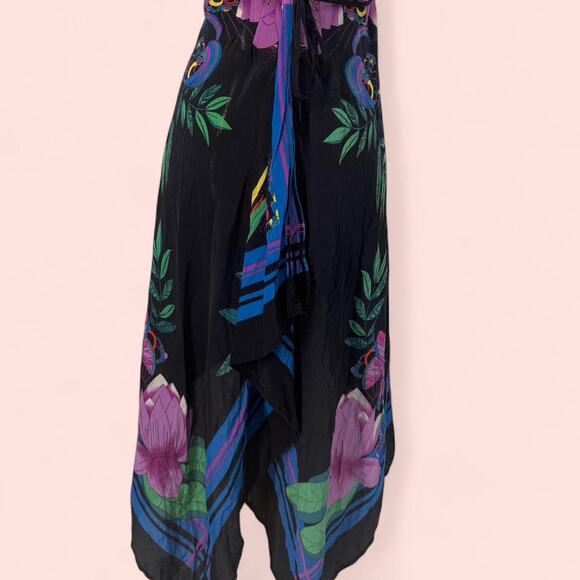 Black silk vanity fair dress - Picture 2 of 5